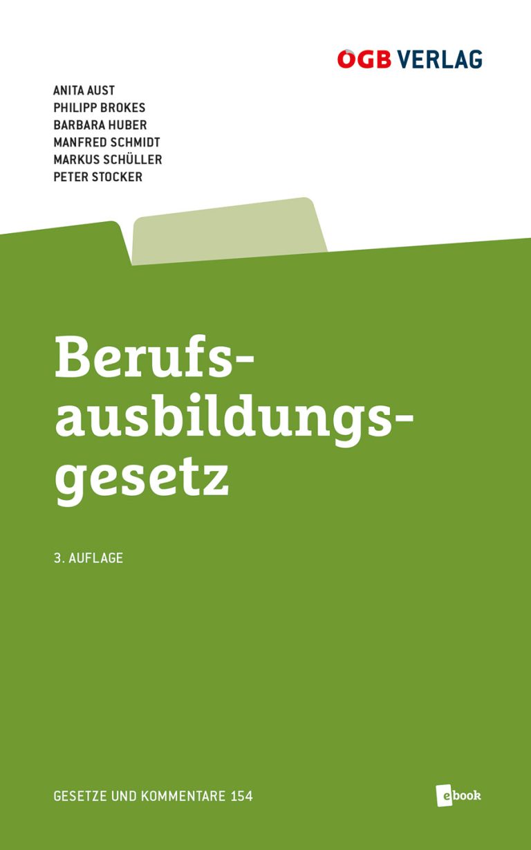 Buchcover "Berufsausbildungsgesetz"