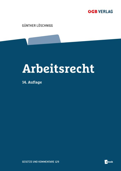 Buchcover "Arbeitsrecht" von Günther Löschnigg