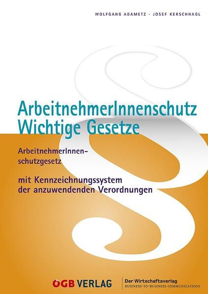 Coverbild von Buch Arbeitnehmerinnenschutz Wichtige Gesetze