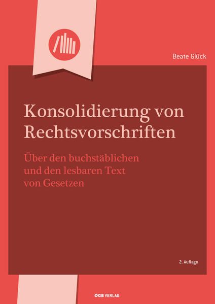 Coverbild von Buch Konsolidierung von Rechtsvorschriften