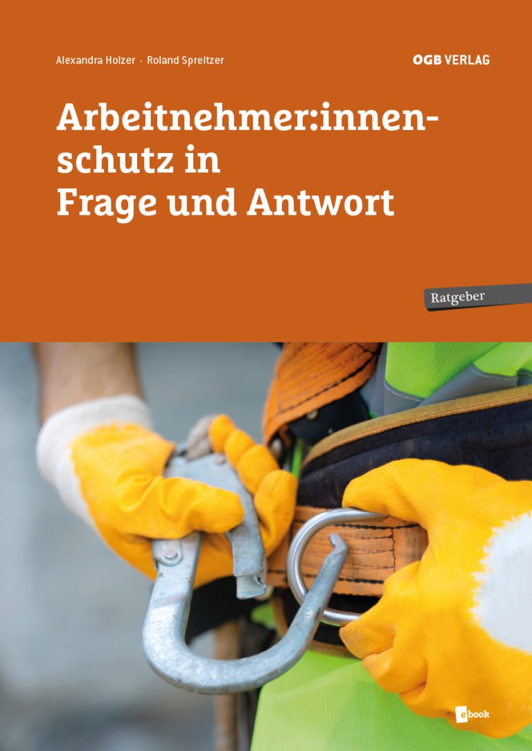 Buchcover "Arbeitnehmer:innenschutz in Frage und Antwort"