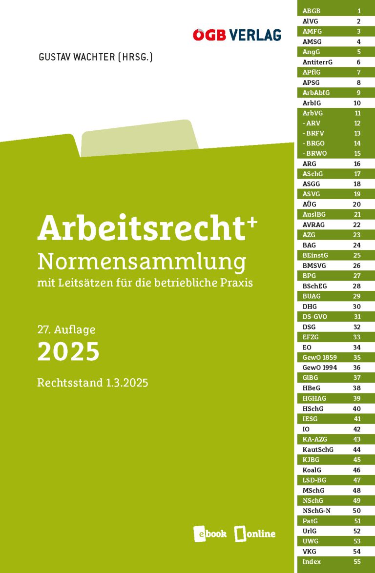 Buchcover "Arbeitsrecht+"